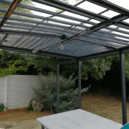 Aménagement de pergola avec fermeture loggia en PVC Mericourt